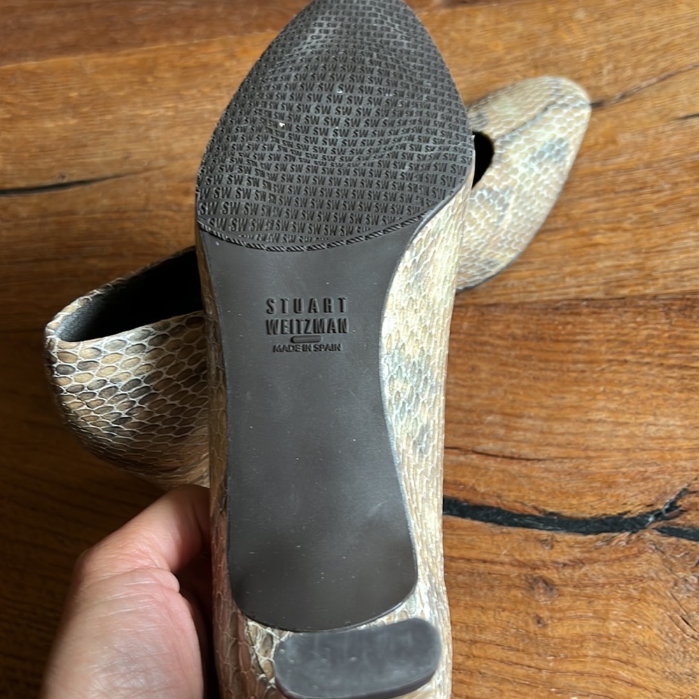 Stuart Weitzman Snakeskin Heels - image 6